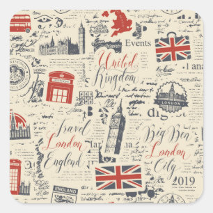 Vintage London Stickers