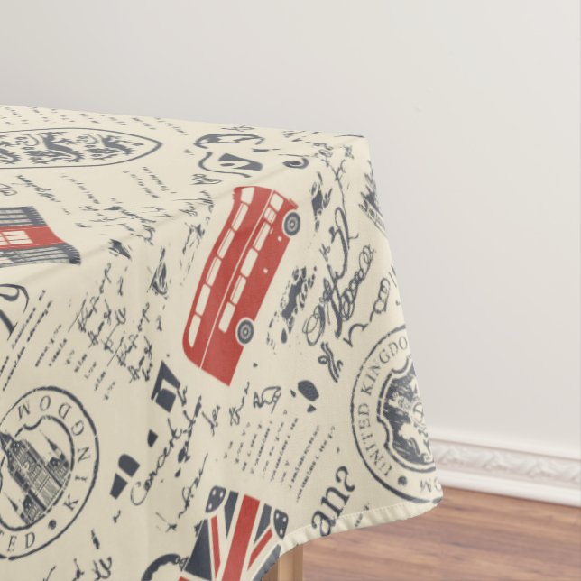 Vintage London Tablecloth (In Situ)