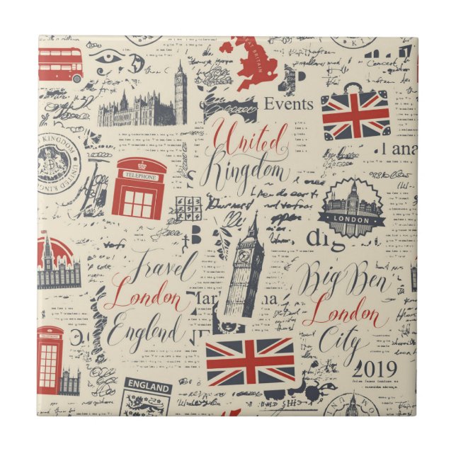 Vintage London Tile (Front)