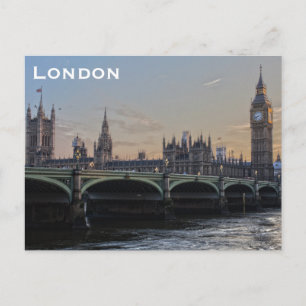 Vintage London Travel Tourism Postcard