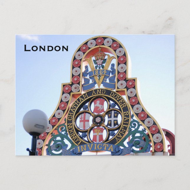 Vintage London Travel Tourism Postcard (Front)