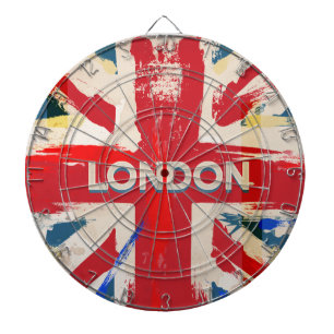 Vintage London Union Poster Dartboard
