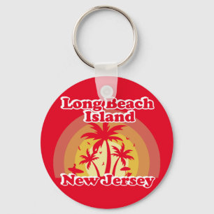 Vintage Long Beach Island New Jersey Keychain