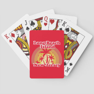 Vintage Long Beach Island New Jersey Playing Cards