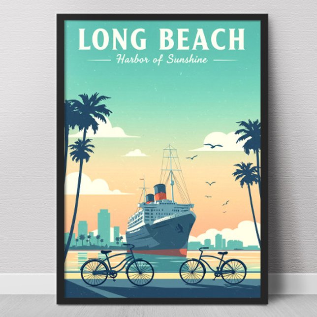 Vintage Long Beach Poster (Creator Uploaded)