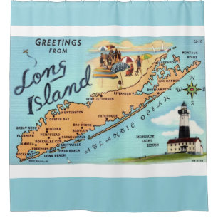 Vintage Long Island Map