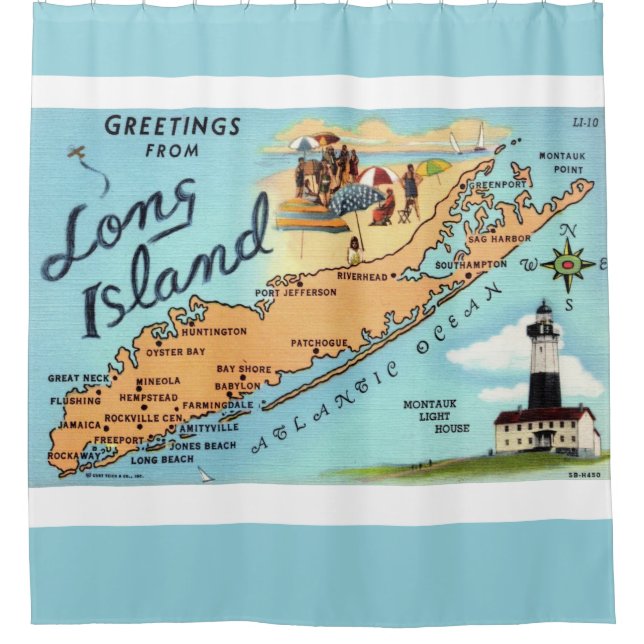 Vintage Long Island Map (Front)