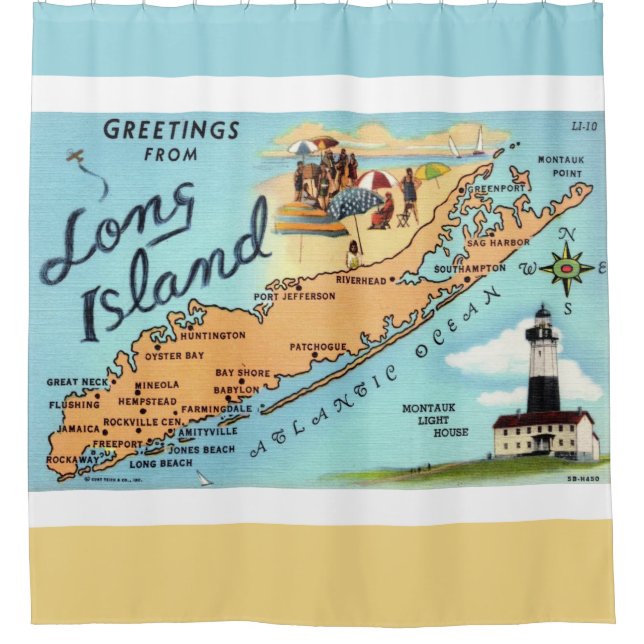 Vintage Long Island Map (Front)