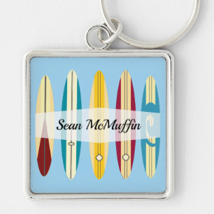 Vintage Longboards Keychain