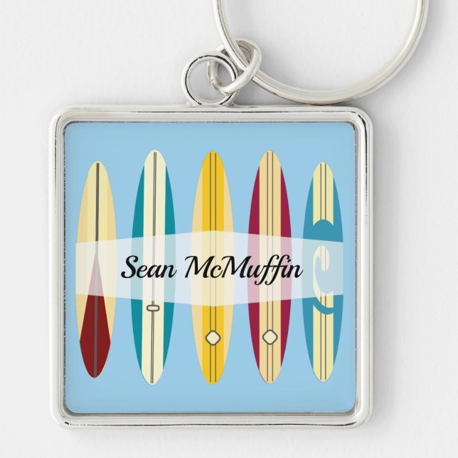 Vintage Longboards Keychain (Front)