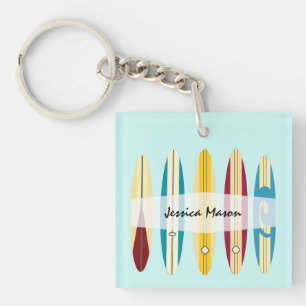 Vintage Longboards Keychain