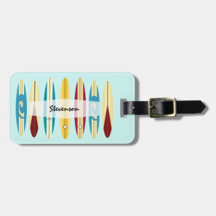 Vintage Longboards Luggage Tag