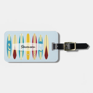 Vintage Longboards Luggage Tag