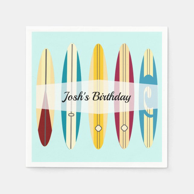 Vintage Longboards Napkin (Front)