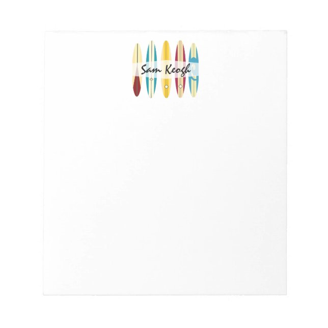Vintage Longboards Notepad (Front)