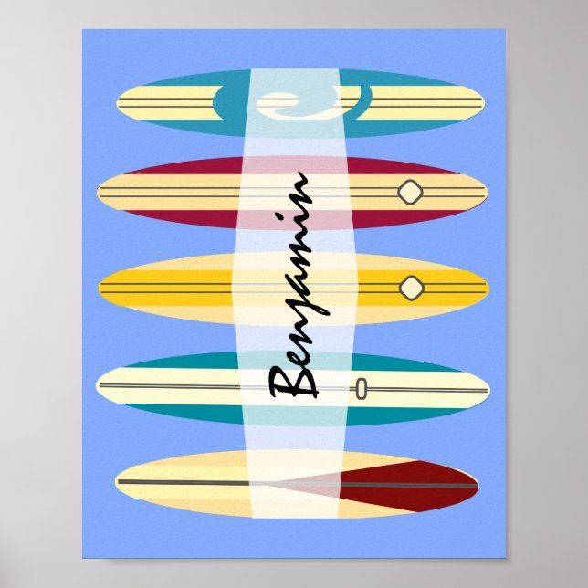 Vintage Longboards Poster (Front)