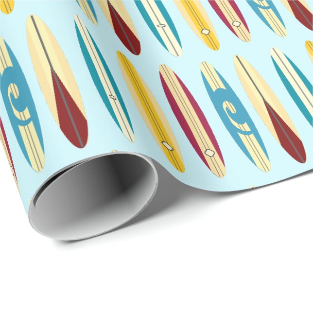 Vintage Longboards Wrapping Paper (Roll Corner)