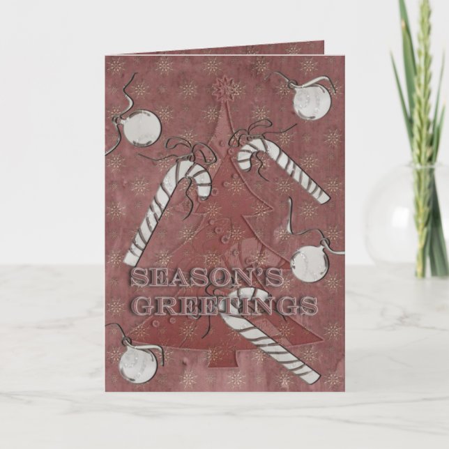 Vintage Look Christmas Cards (Front)