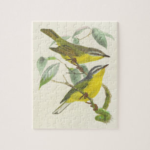 Vintage Look, Deux Perching Bird Puzzle