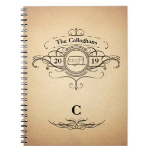 Vintage Look RV Camper Travel Journal
