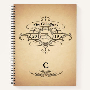 Vintage Look RV Motorhome Travel Journal