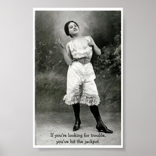 Vintage - Looking for Trouble, Poster (Front)