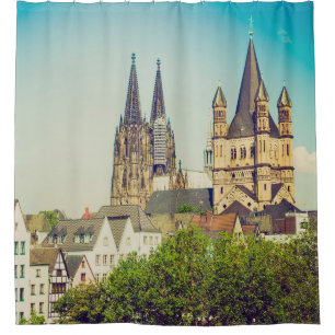 Vintage looking Koelner Dom Cologne Cathedral in K