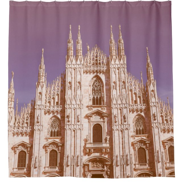 Vintage looking Milan cathedral aka Duomo di Milan (Front)