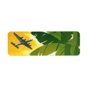 Vintage Los Angeles, California Mission with Palm