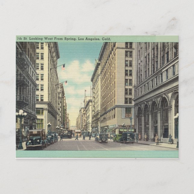 Vintage Los Angeles, California Postcard (Front)