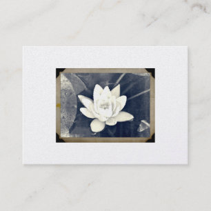 VINTAGE LOTUS PHOTOGRAPH  BUSINESS CARD