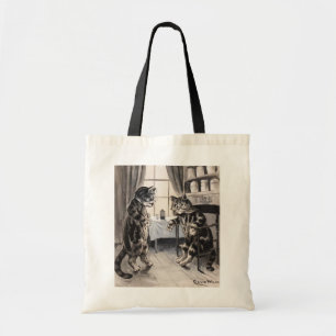 Vintage Louis Wain Get Well Cat Tote Bag