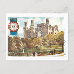 Vintage Louisiana Capitol with Seal Postcard