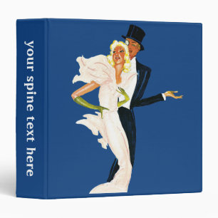 Vintage Love and Romance, Modern Wedding Couple Binder