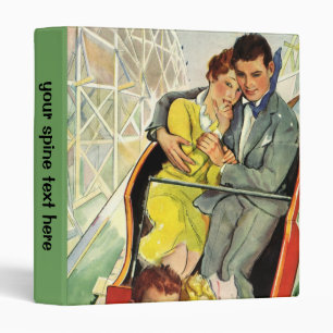 Vintage Love and Romance, Roller Coaster Ride Binder