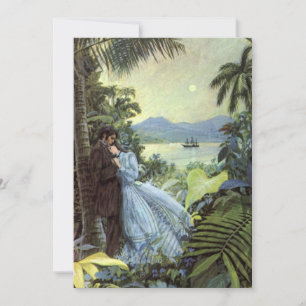Vintage Love and Romance, Romantic Tropical View