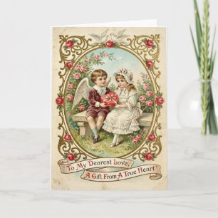 Vintage Love Gift For You Card