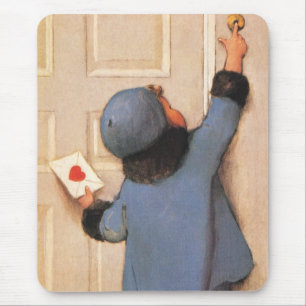 Vintage Love Letter by Jessie Willcox Smith Mouse Pad
