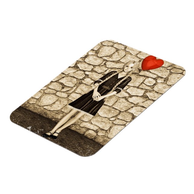 Vintage Love Magnet (Left Side)