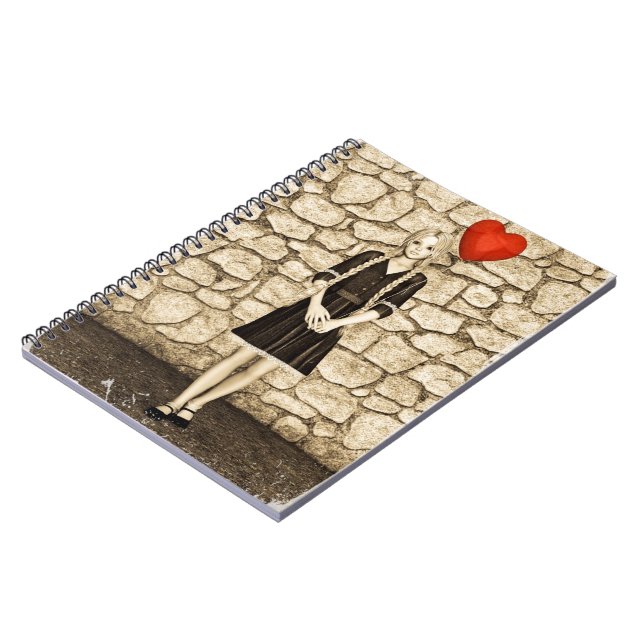 Vintage Love Notebook (Left Side)