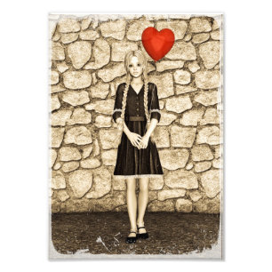 Vintage Love Photo Print