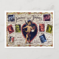 VINTAGE LOVE postcard