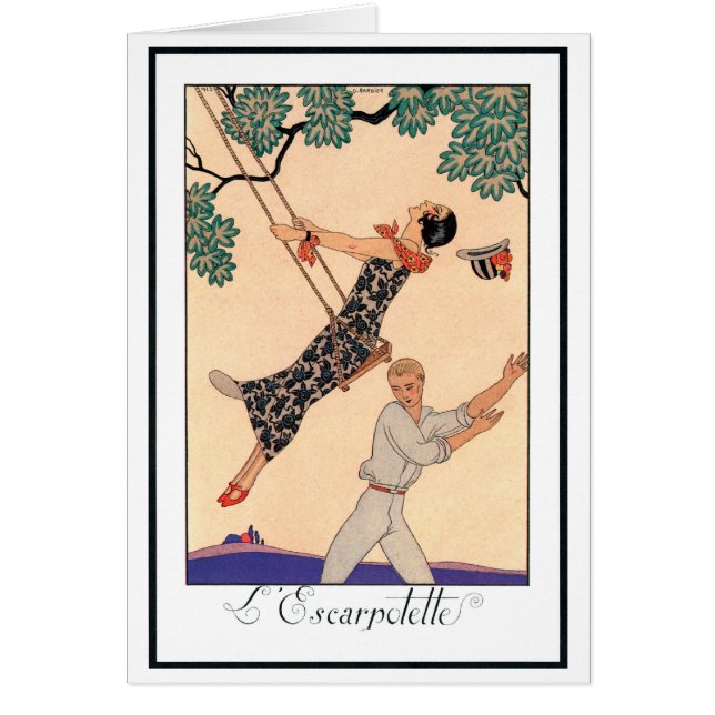 Vintage Love Romance, Escarpolette Swing Barbier (Front)