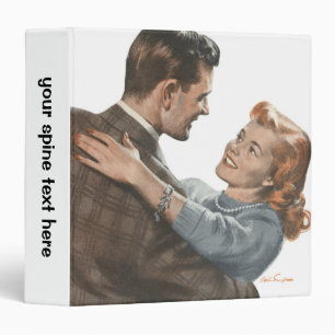 Vintage Love Romance Newlyweds Shall We Dance? Binder