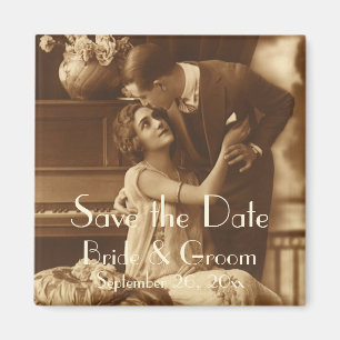 Vintage Love, Romance, Romantic, Save the Date Magnet