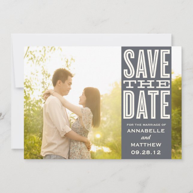 VINTAGE LOVE | SAVE THE DATE ANNOUNCEMENT (Front)