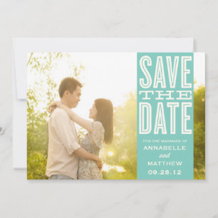 VINTAGE LOVE SAVE THE DATE ANNOUNCEMENT