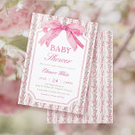 Vintage Love Shack Pink Girl baby Shower Invitation<br><div class="desc">Vintage Love Shack Pink Girl baby Shower Invitation</div>