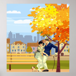 Vintage Love Tied In A Knot Poster