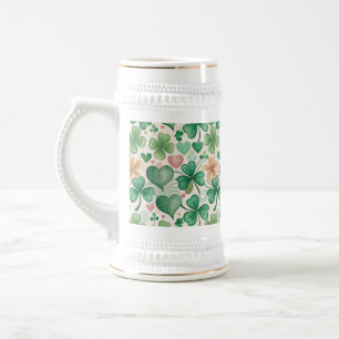 Vintage Loved Shamrocks Beer Stein